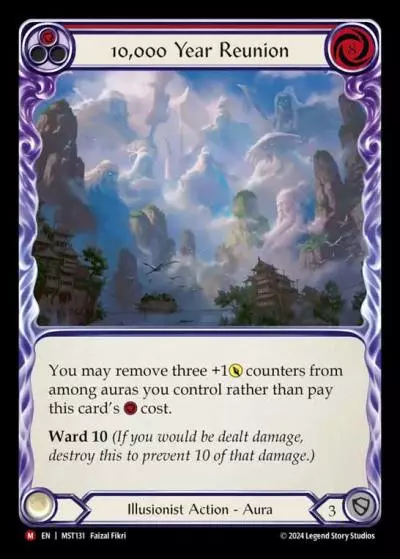 10,000 Year Reunion RED MST131 - Part the Mistveil - Flesh and blood card