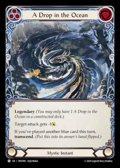 A Drop in the Ocean BLUE MST095 - Part the Mistveil - Flesh and blood card