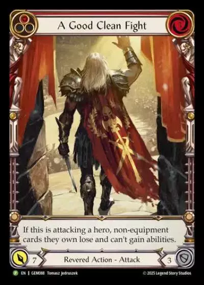 A Good Clean Fight GEM088 - GEM - Pack 3 - Flesh and blood card