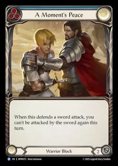 A Moment's Peace MPW075 - Mastery Pack Warrior - Flesh and blood card