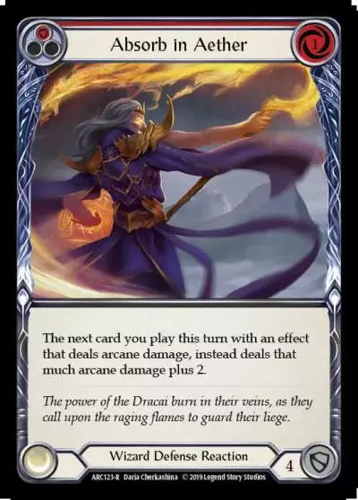 Absorb in Aether RED ARC123 - Arcane Rising - Flesh and blood card