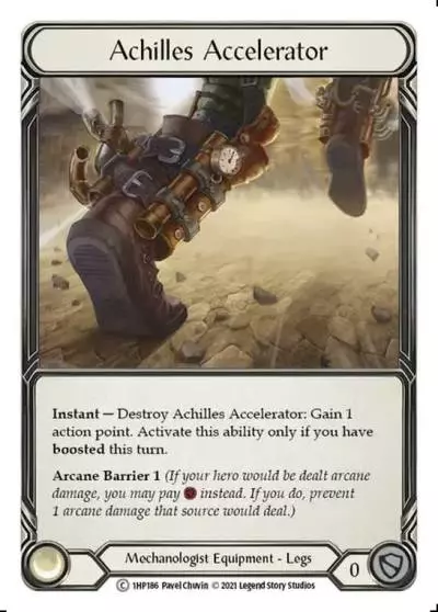 Achilles Accelerator 1HP186 - History Pack 1 - Flesh and blood card