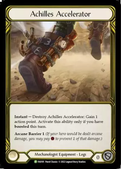 Achilles Accelerator FAB101-GF - ProQuest - Season 3 - Flesh and blood card