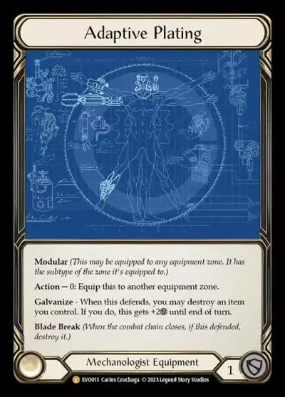 Adaptive Plating EVO013-RF - Bright Lights - Flesh and blood card