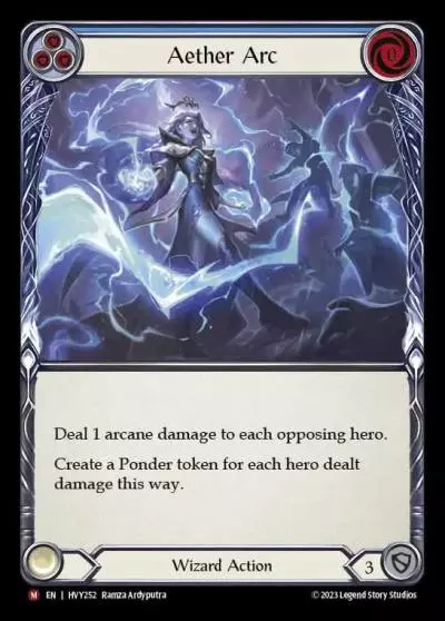 Aether Arc BLUE HVY252 - Heavy Hitters - Flesh and blood card