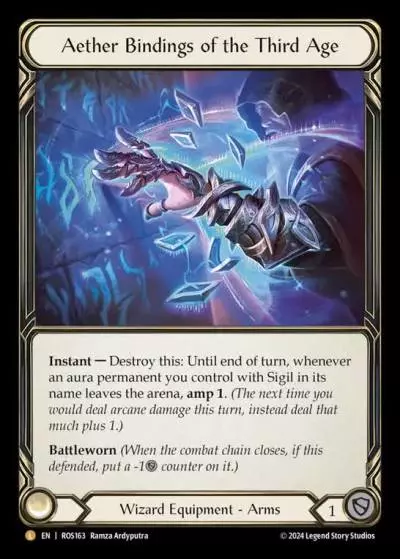 Aether Bindings of the Third Age ROS163-RF - Rosetta - Flesh and blood card
