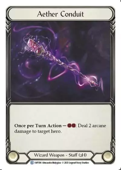 Aether Conduit 1HP304 - History Pack 1 - Flesh and blood card
