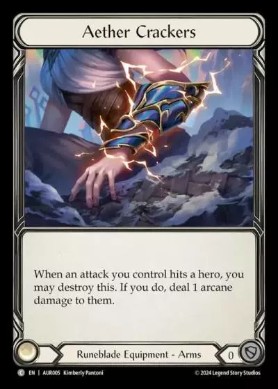 Aether Crackers AUR005 - 1st Strike - Aurora - Flesh and blood card