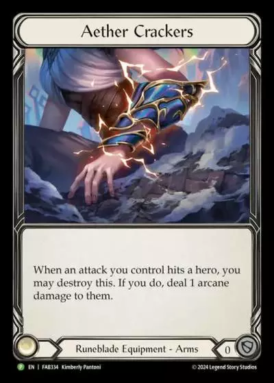 Aether Crackers FAB334-CF - Conventions - 1st Strike - Flesh and blood card