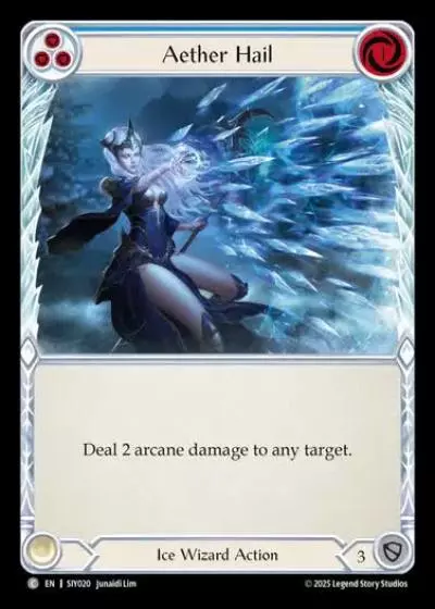Aether Hail SIY020 - Silver Age Chapter 1 - Iyslander - Flesh and blood card