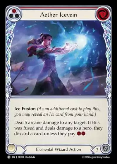 Aether Icevein SIY014 - Silver Age Chapter 1 - Iyslander - Flesh and blood card