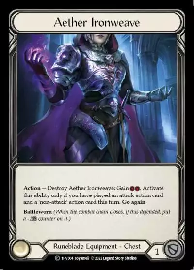 Aether Ironweave 1HV004 - Viserai - Blitz Deck - Flesh and blood card