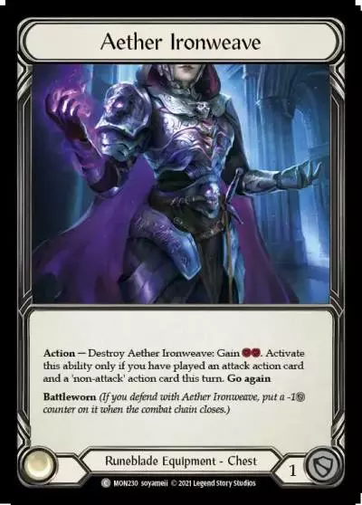 Aether Ironweave MON230 - Monarch - Flesh and blood card
