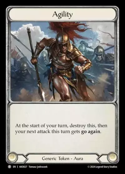 Agility AKO027 - Armory Deck - Kayo, Armed and Dangerous - Flesh and blood card