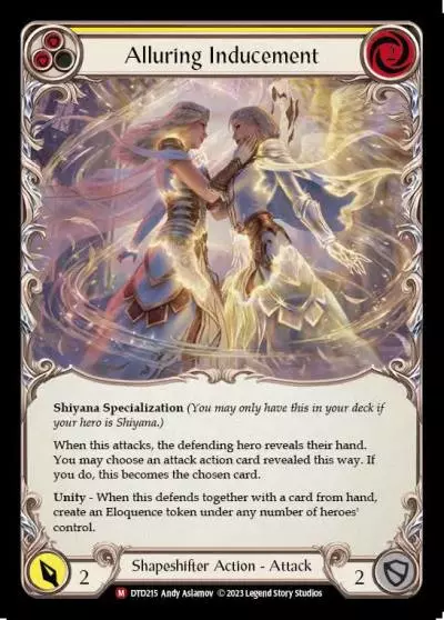 Alluring Inducement YELLOW DTD215 - Dusk till Dawn - Flesh and blood card