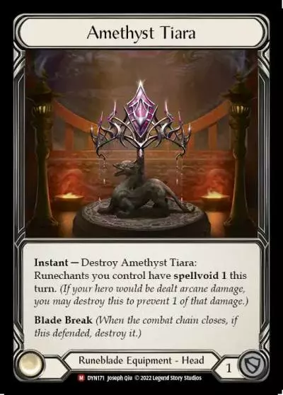 Amethyst Tiara DYN171 - Dynasty - Flesh and blood card