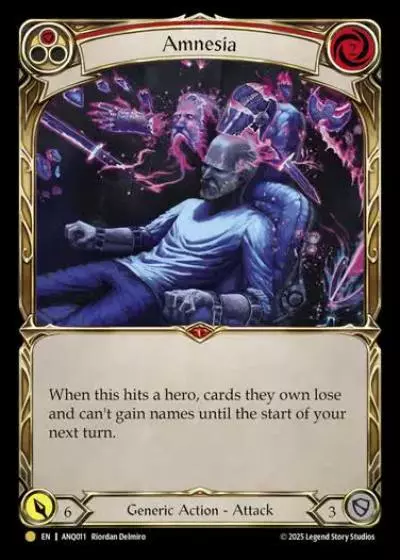 Amnesia ANQ011 - Compendium of Rathe - Antiquity Pack - Flesh and blood card