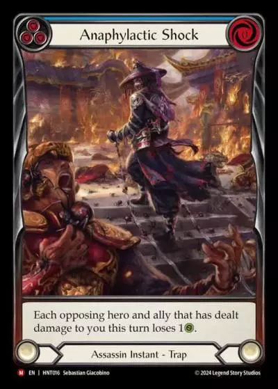 Anaphylactic Shock BLUE HNT016-EA - The Hunted - Flesh and blood card