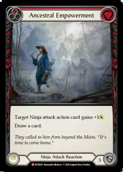 Ancestral Empowerment RED U-WTR082-RF - Welcome to Rathe - Unlimited - Flesh and blood card