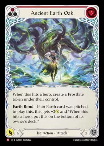 Ancient Earth Oak IAR261 - Usurp the Shadow Throne - Flesh and blood card