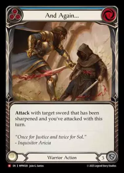 And again... MPW028 - Mastery Pack Warrior - Flesh and blood card