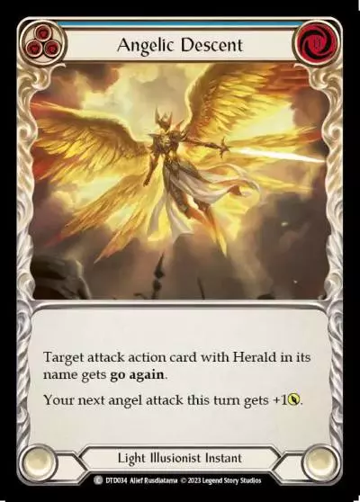 Angelic Descent BLUE DTD034 - Dusk till Dawn - Flesh and blood card
