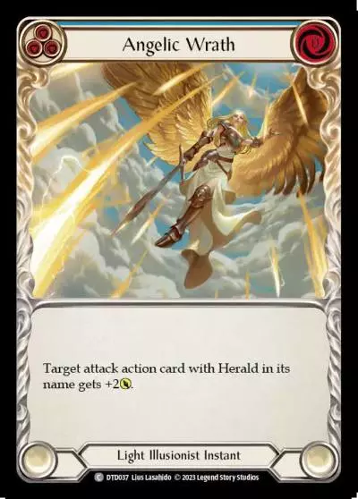 Angelic Wrath BLUE DTD037 - Dusk till Dawn - Flesh and blood card