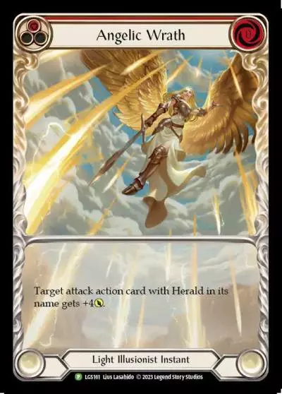 Angelic Wrath RED LGS161-RF - Armory - Season 10 - Flesh and blood card