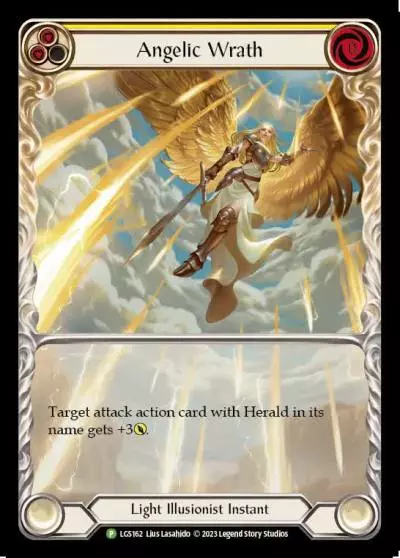 Angelic Wrath YELLOW LGS162-RF - Armory - Season 10 - Flesh and blood card