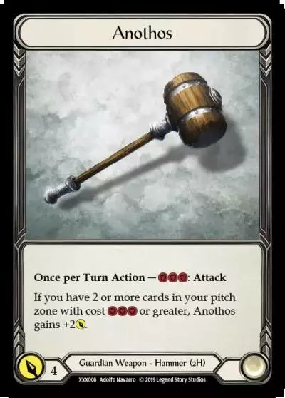 Anothos XXX006 - Organized Play Support - Limited Calling 2019 - Flesh and blood card