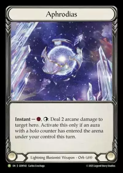 Aphrodias GEM142-CF - GEM - Pack 5 - Flesh and blood card