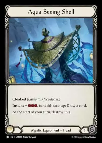 Aqua Seeing Shell MST067 - Part the Mistveil - Flesh and blood card