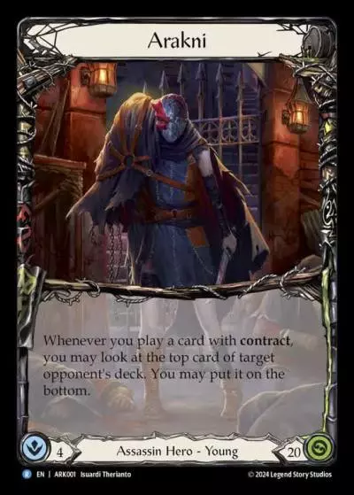 Arakni ARK001 - The Hunted Blitz Deck - Arakni - Flesh and blood card