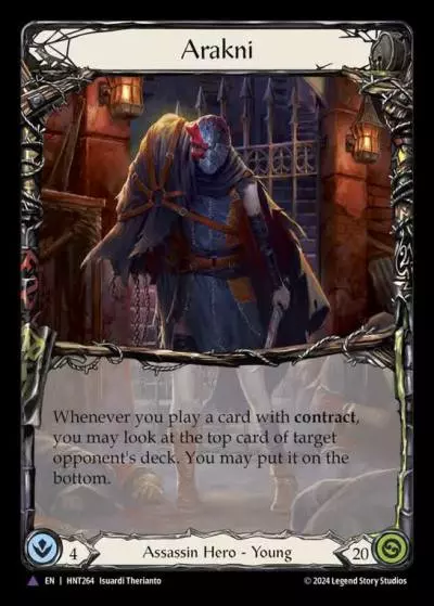 Arakni HNT264-MV - The Hunted - Flesh and blood card
