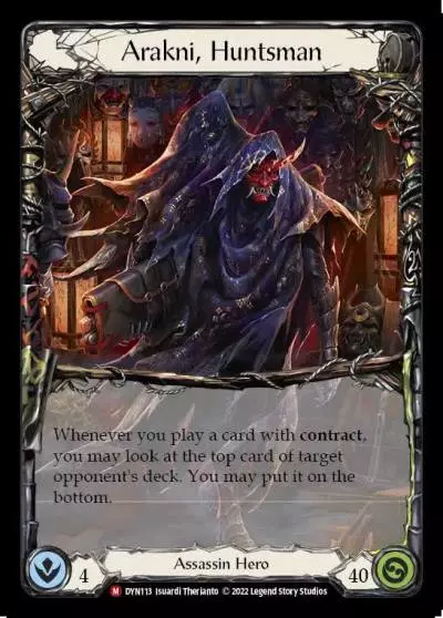 Arakni, Huntsman DYN113 - Dynasty - Flesh and blood card