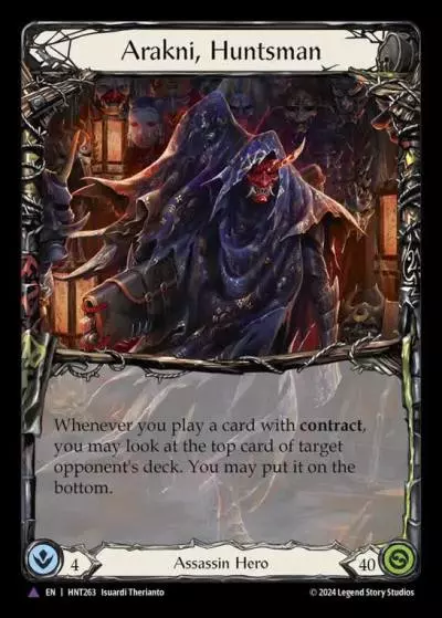 Arakni, Huntsman HNT263-MV - The Hunted - Flesh and blood card