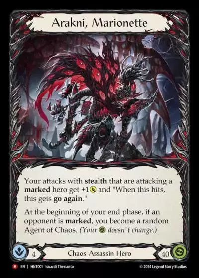Arakni, Marionette HNT001 - The Hunted - Flesh and blood card