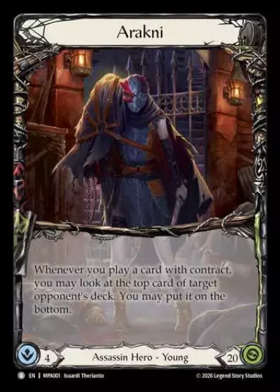 Arakni MPA001 - Mastery Pack Assassin - Flesh and blood card