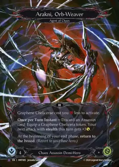 Arakni, Orb-Weaver HNT005-MV - The Hunted - Flesh and blood card