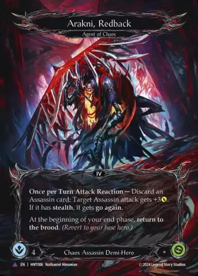 Arakni, Redback HNT006-MV - The Hunted - Flesh and blood card