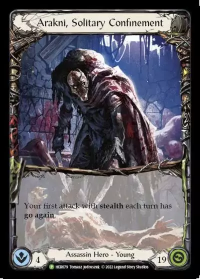 Arakni, Solitary Confinement HER079-CF - Calling - Outsiders - Flesh and blood card
