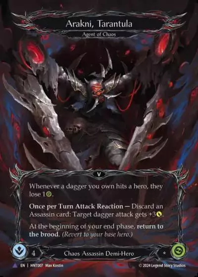 Arakni, Tarantula HNT007-MV - The Hunted - Flesh and blood card