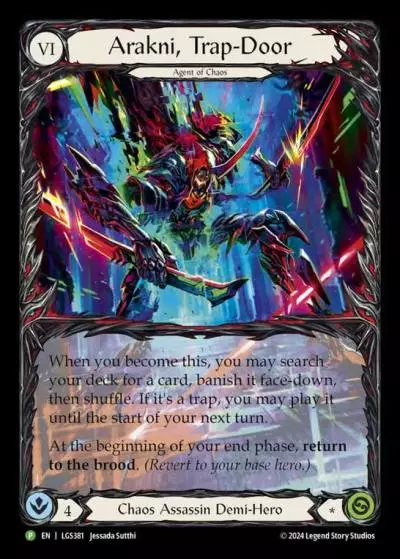 Arakni, Trap-Door LGS381-RF - World Premiere - The Hunted - Flesh and blood card