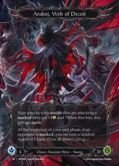 Arakni, Web of Deceit HNT002-MV - The Hunted - Flesh and blood card