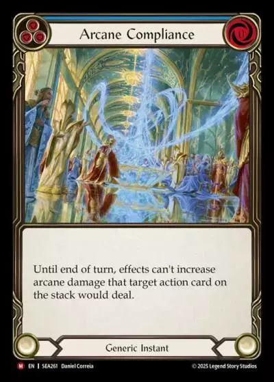 Arcane Compliance BLUE SEA261 - High Seas - Flesh and blood card