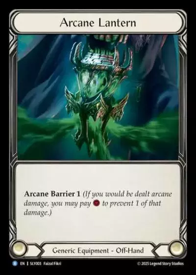 Arcane Lantern SLY003 - Silver Age Chapter 3 - Lyath Goldmane - Flesh and blood card