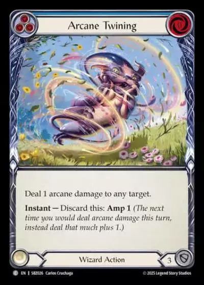 Arcane Twining SBZ026 - Silver Age Chapter 3 - Blaze, Firemind - Flesh and blood card