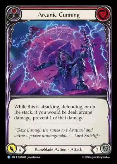 Arcanic Cunning OMN088 - Omens of the Third Age - Flesh and blood card
