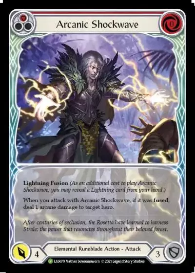 Arcanic Shockwave RED LGS079-RF - Calling - Indianapolis 2022 - Flesh and blood card