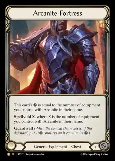 Arcanite Fortress ROS211-RF - Rosetta - Flesh and blood card